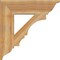 Ekena Millwork Balboa Traditional Rough Sawn Bracket, Western Red Cedar, 6"W x 26"D x 26"H BKT06X26X26BOA01RWR - alternate 4